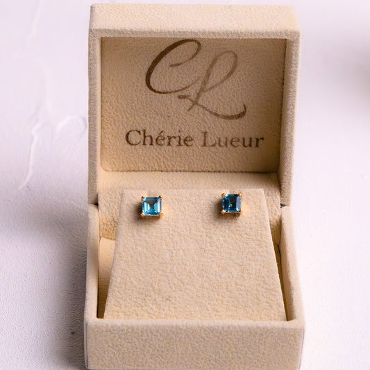 Blue Topaz Ivyana Earrings - CLJ589BE
