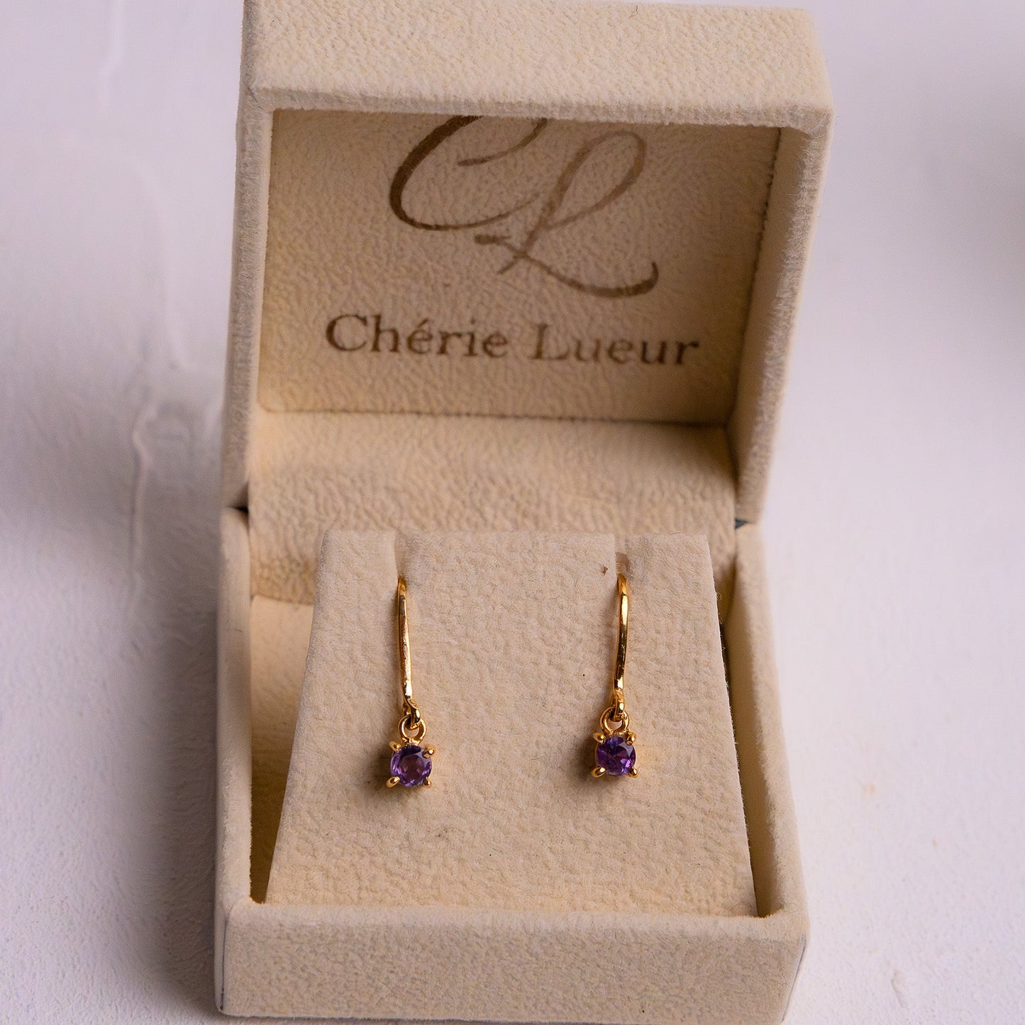 Amethyst Olivienne Earrings - CLJ753A