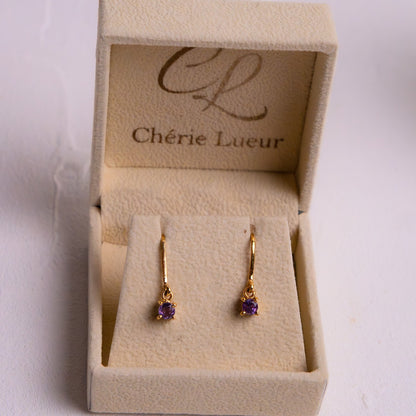 Amethyst Olivienne Earrings - CLJ753A