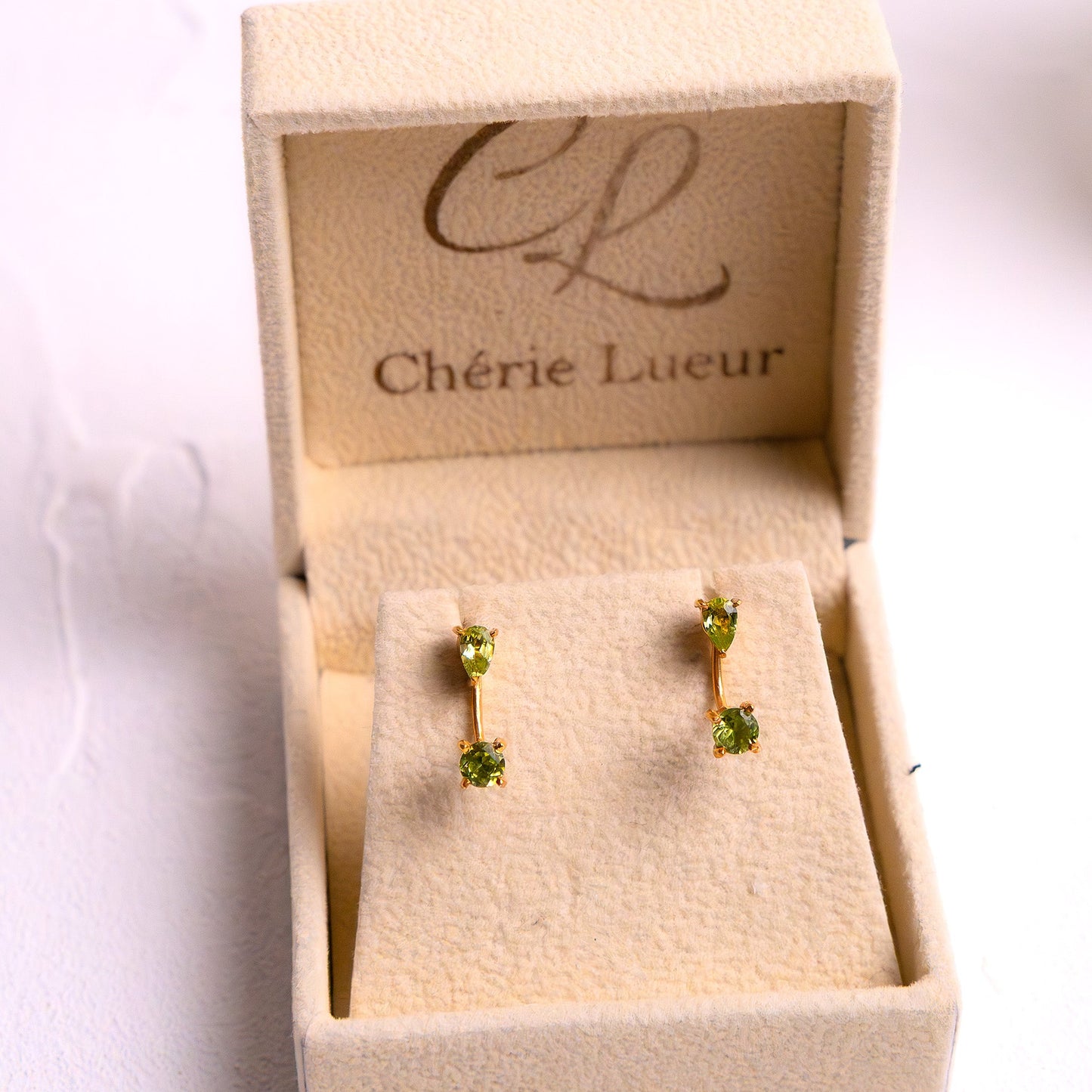 Peridot Natalia Convertible Earrings - CLJ662P