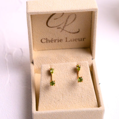 Peridot Natalia Convertible Earrings - CLJ662P