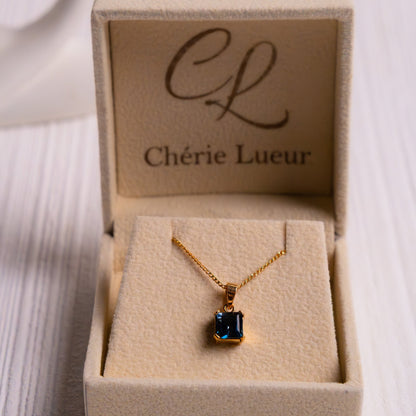 London Blue Topaz Ivyana Necklace - CLJ589LB