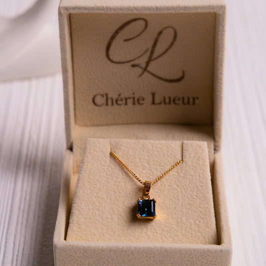 London Blue Topaz Ivyana Necklace - CLJ589LB