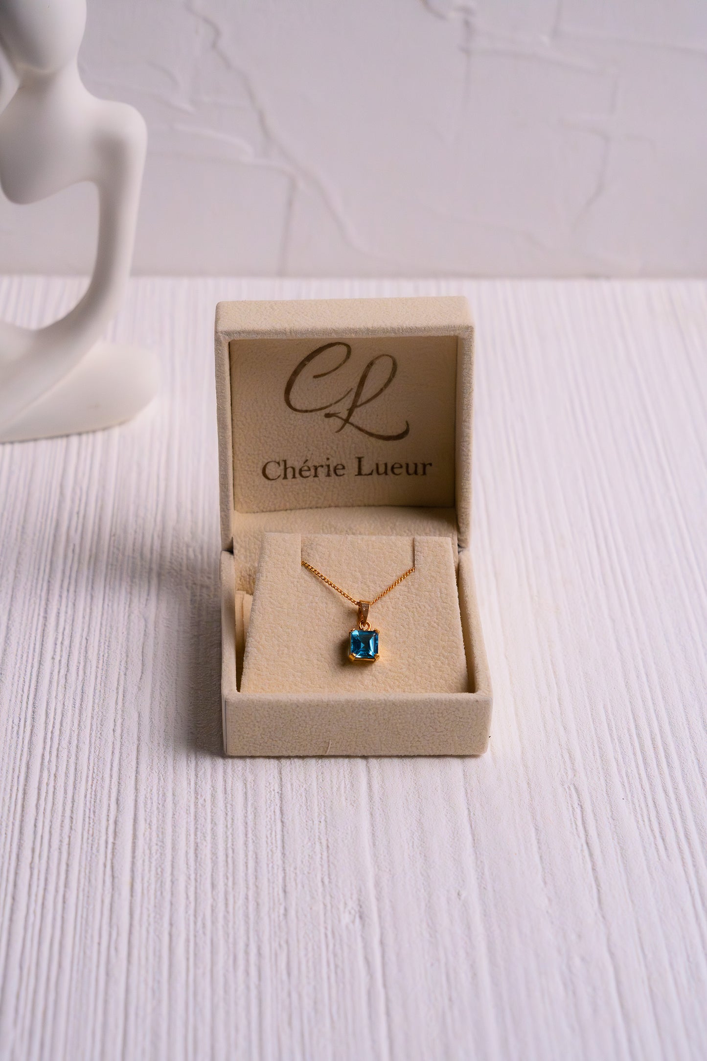 Blue Topaz Ivyana Necklace - CLJ589B