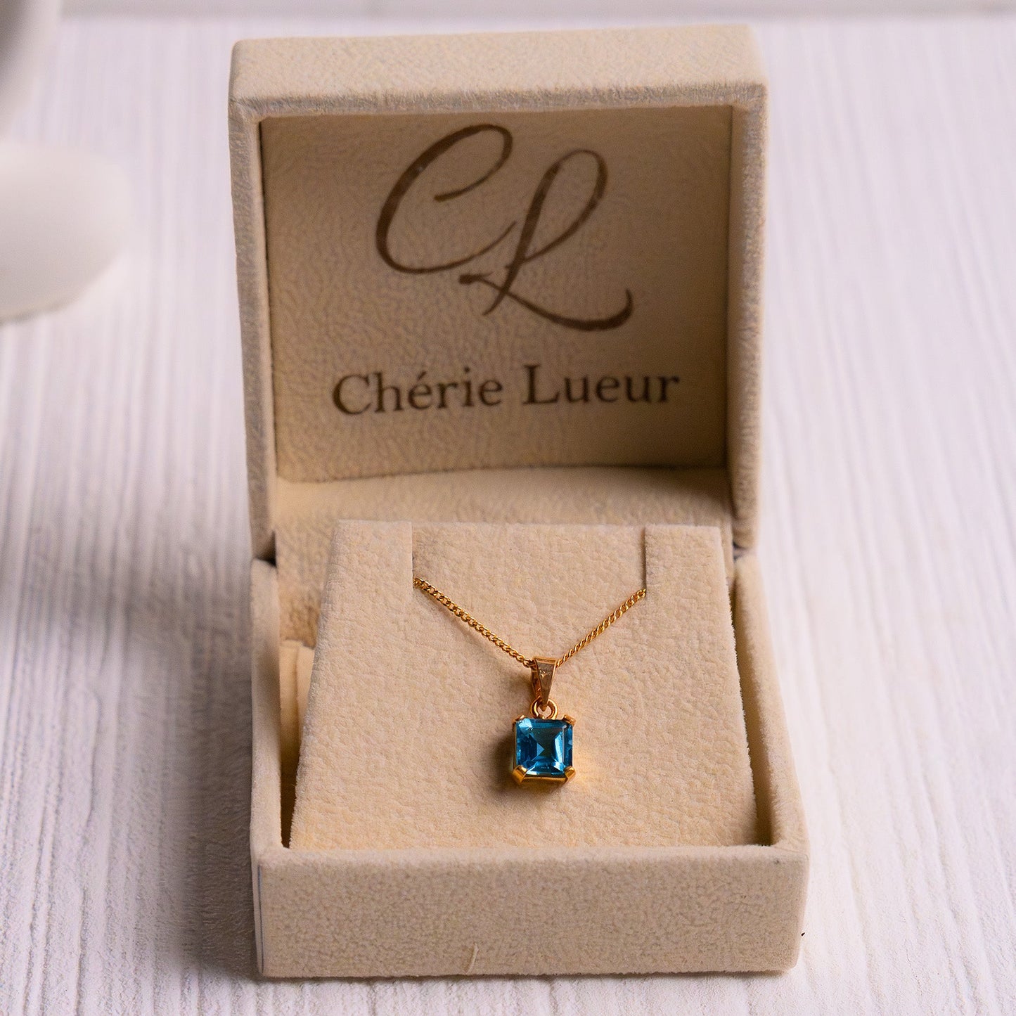 Blue Topaz Ivyana Necklace - CLJ589B
