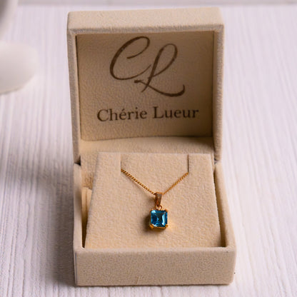 Blue Topaz Ivyana Necklace - CLJ589B