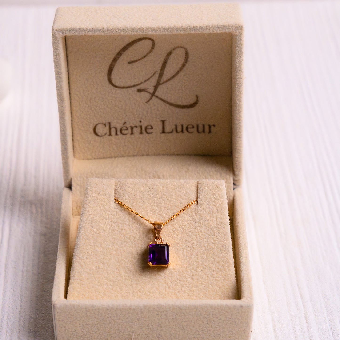 Amethyst Ivyana Necklace - CLJ589A