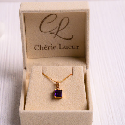 Amethyst Ivyana Necklace - CLJ589A