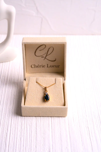 London Blue Topaz Leah Necklace - CLJ233LB