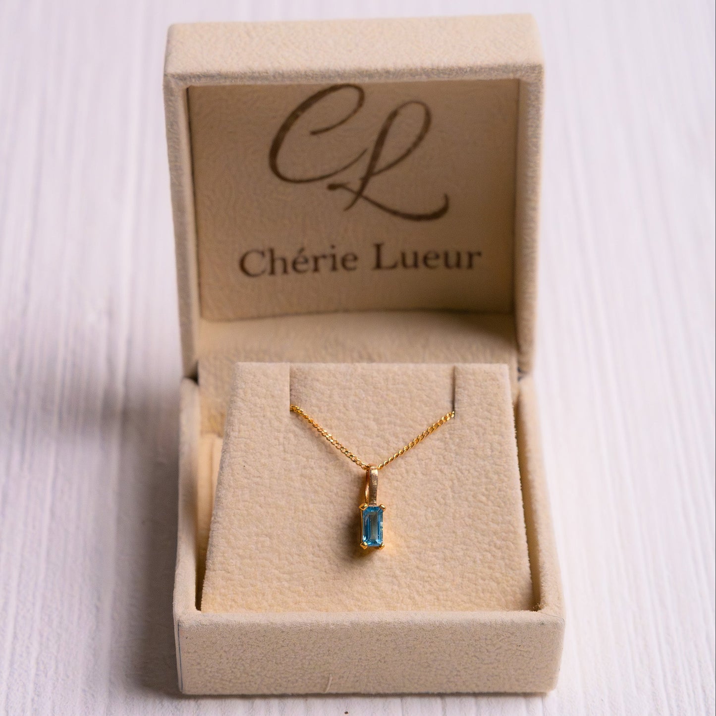 Blue Topaz Millie Necklace - CLJ668B