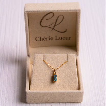 Blue Topaz Millie Necklace - CLJ668B