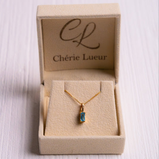 Blue Topaz Millie Necklace - CLJ668B