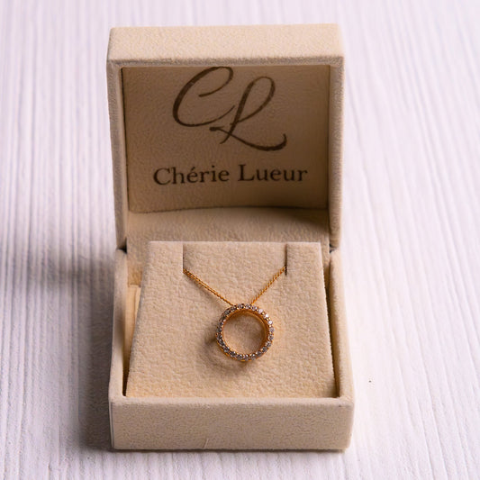American Diamonds Luna Necklace - CLJ340