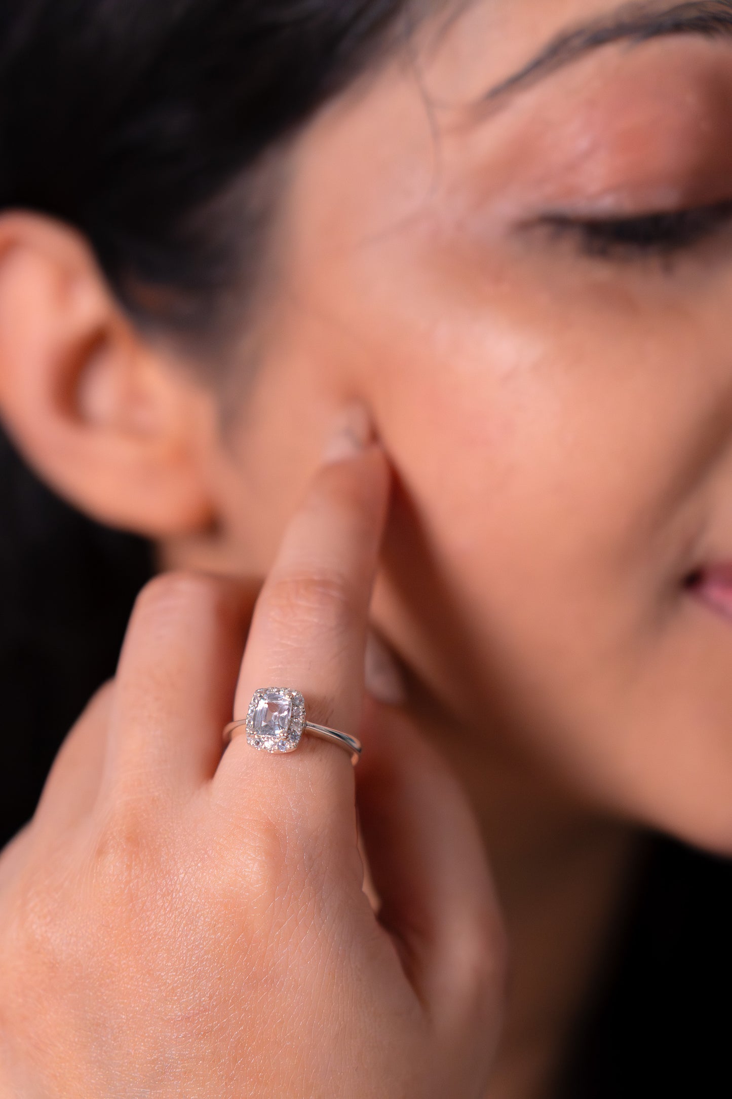 White Sapphire Orelia Ring - CLJ920