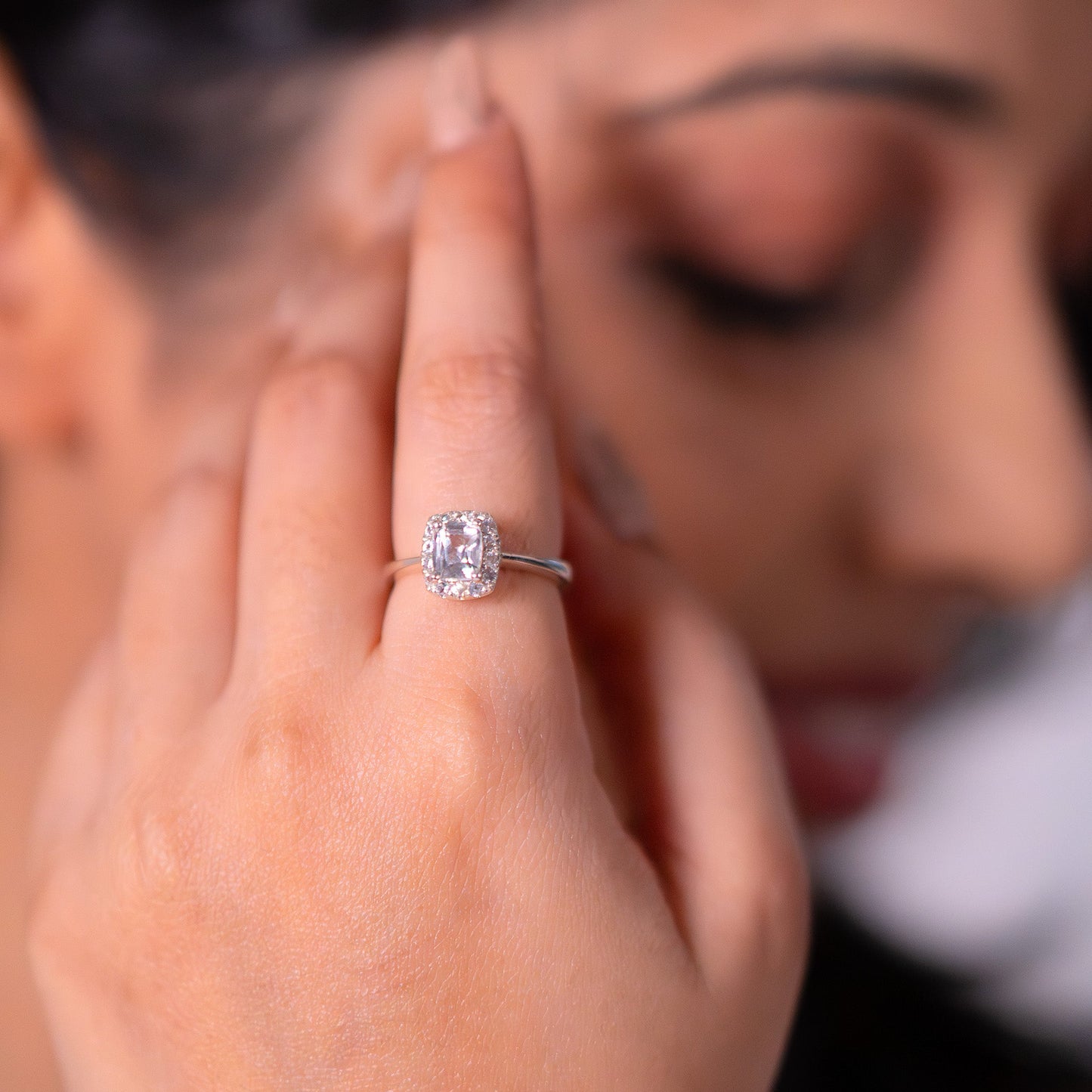 White Sapphire Orelia Ring - CLJ920