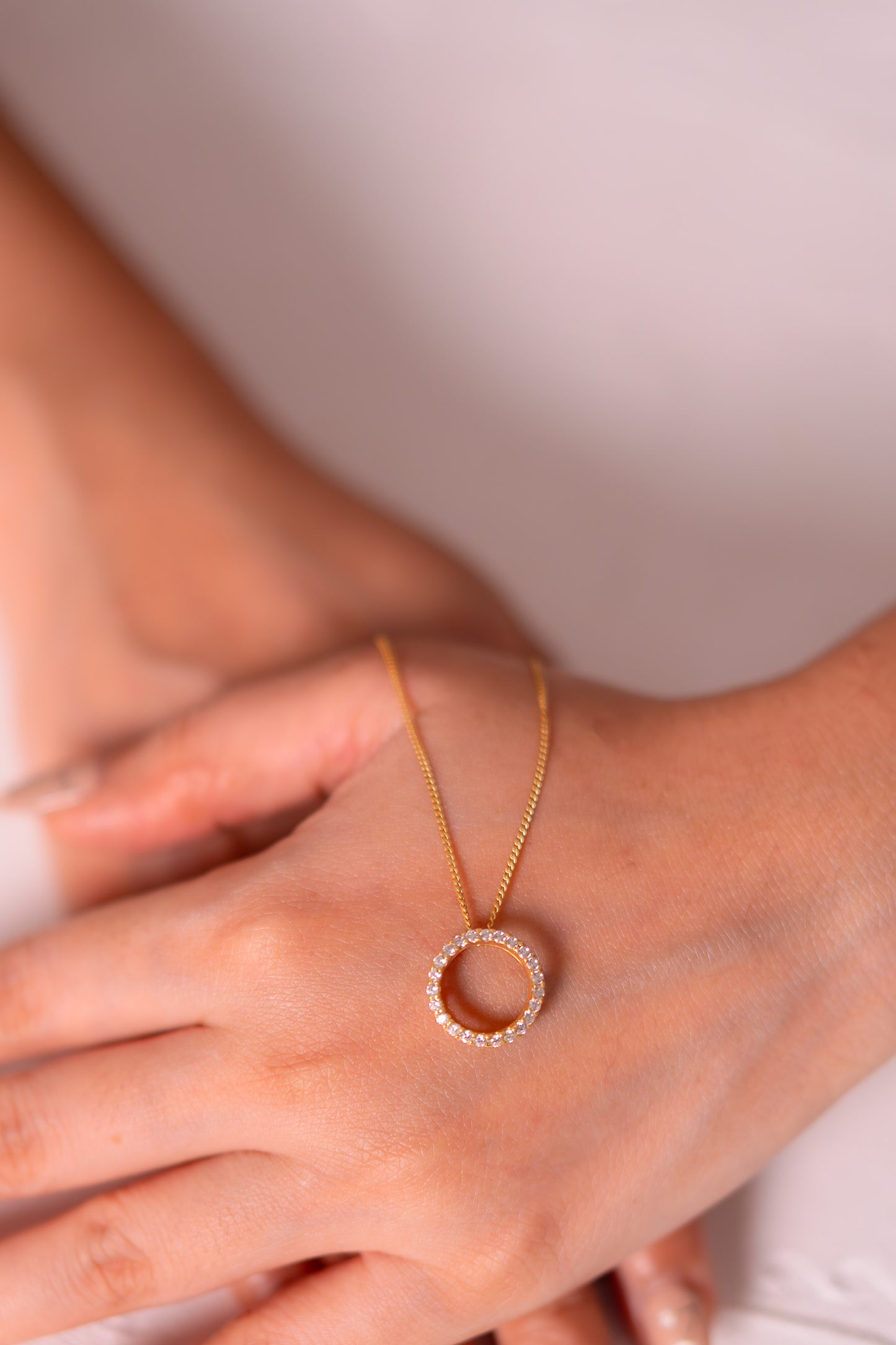 American Diamonds Luna Necklace - CLJ340N