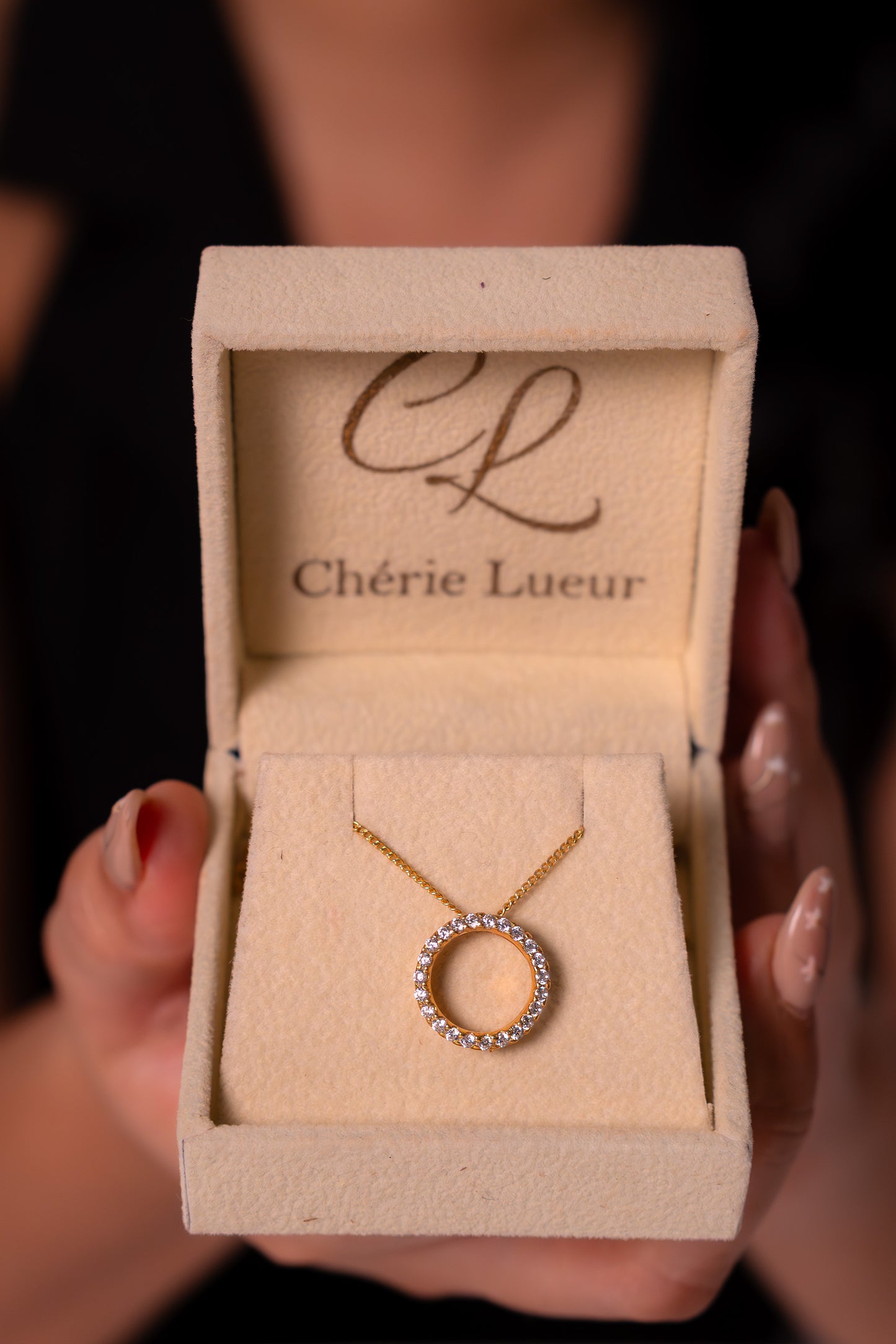 American Diamonds Luna Necklace - CLJ340N