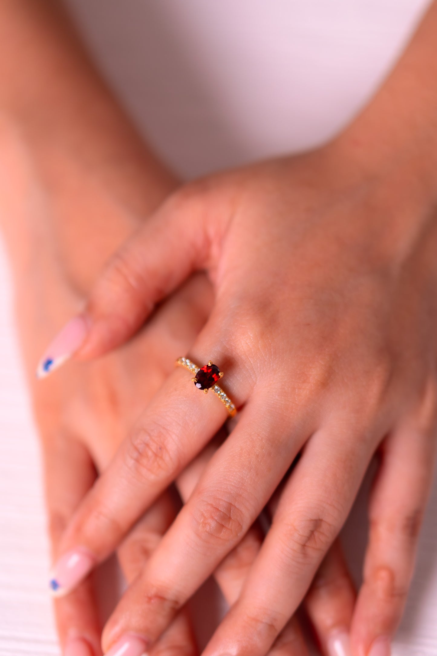 Garnet Elia Ring - CLJ492G