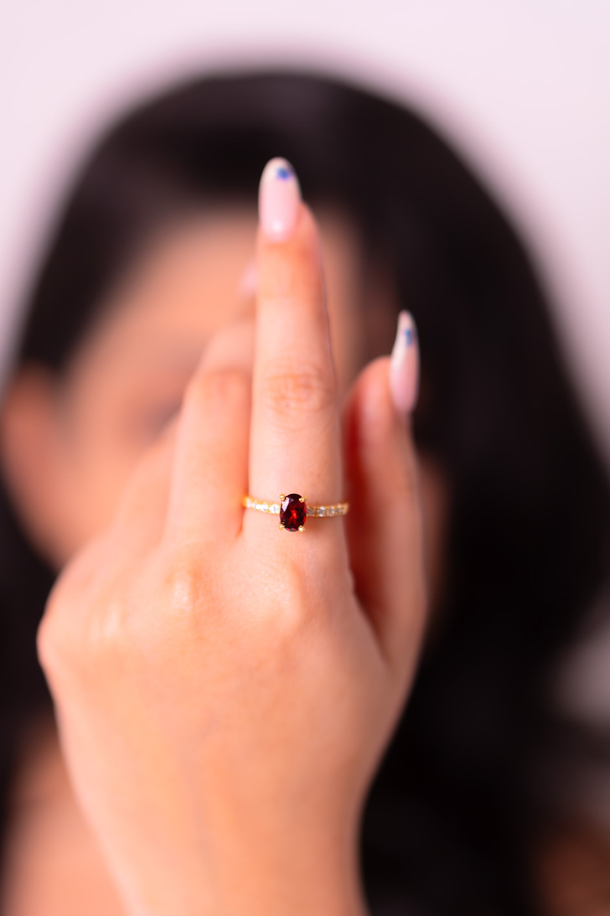 Garnet Elia Ring - CLJ492G