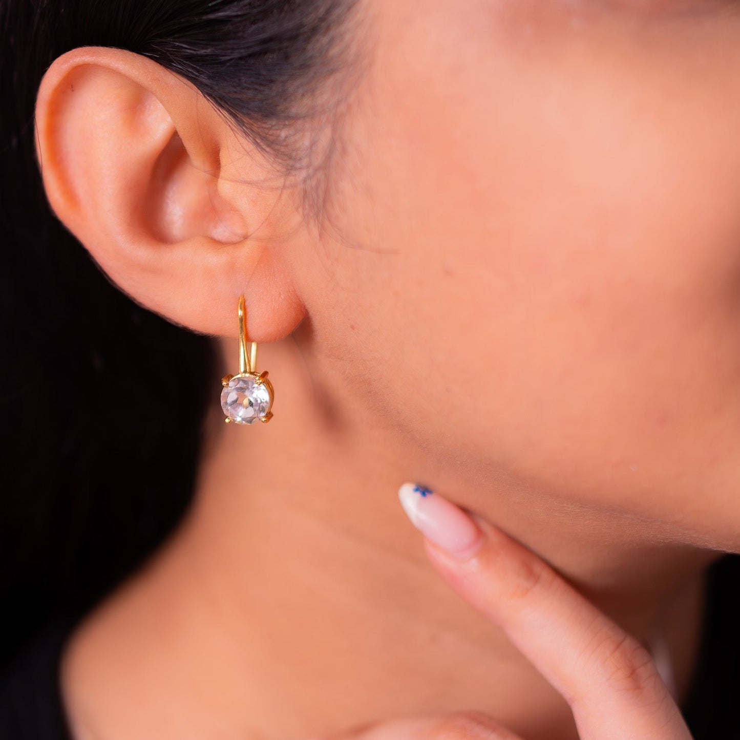 White Topaz Mabel Earrings - CLJ928W
