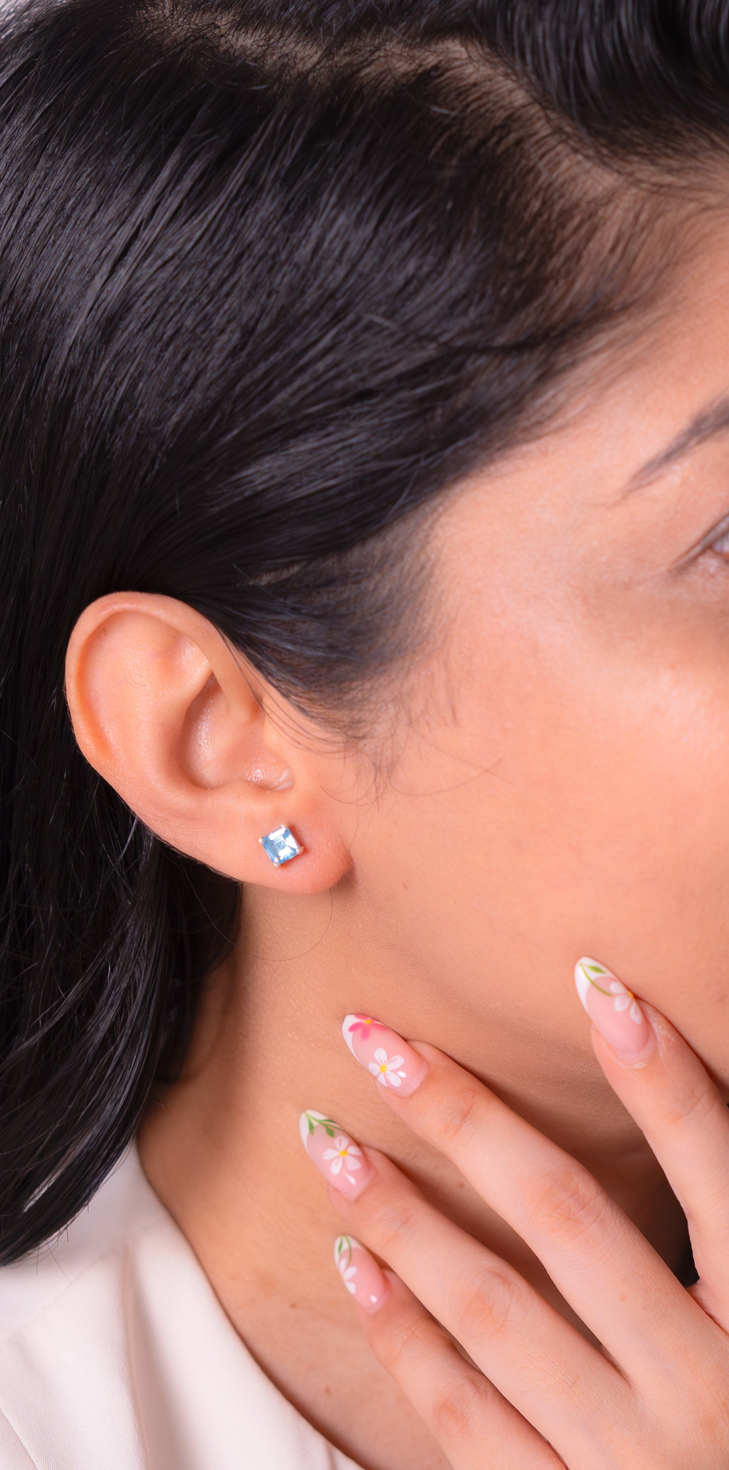 Blue Topaz Ivyana Earrings - CLJ589BE