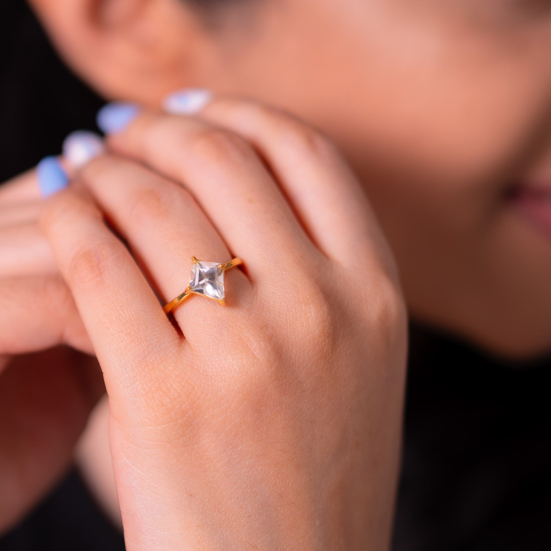 White Topaz Evanna Ring - CLJ945