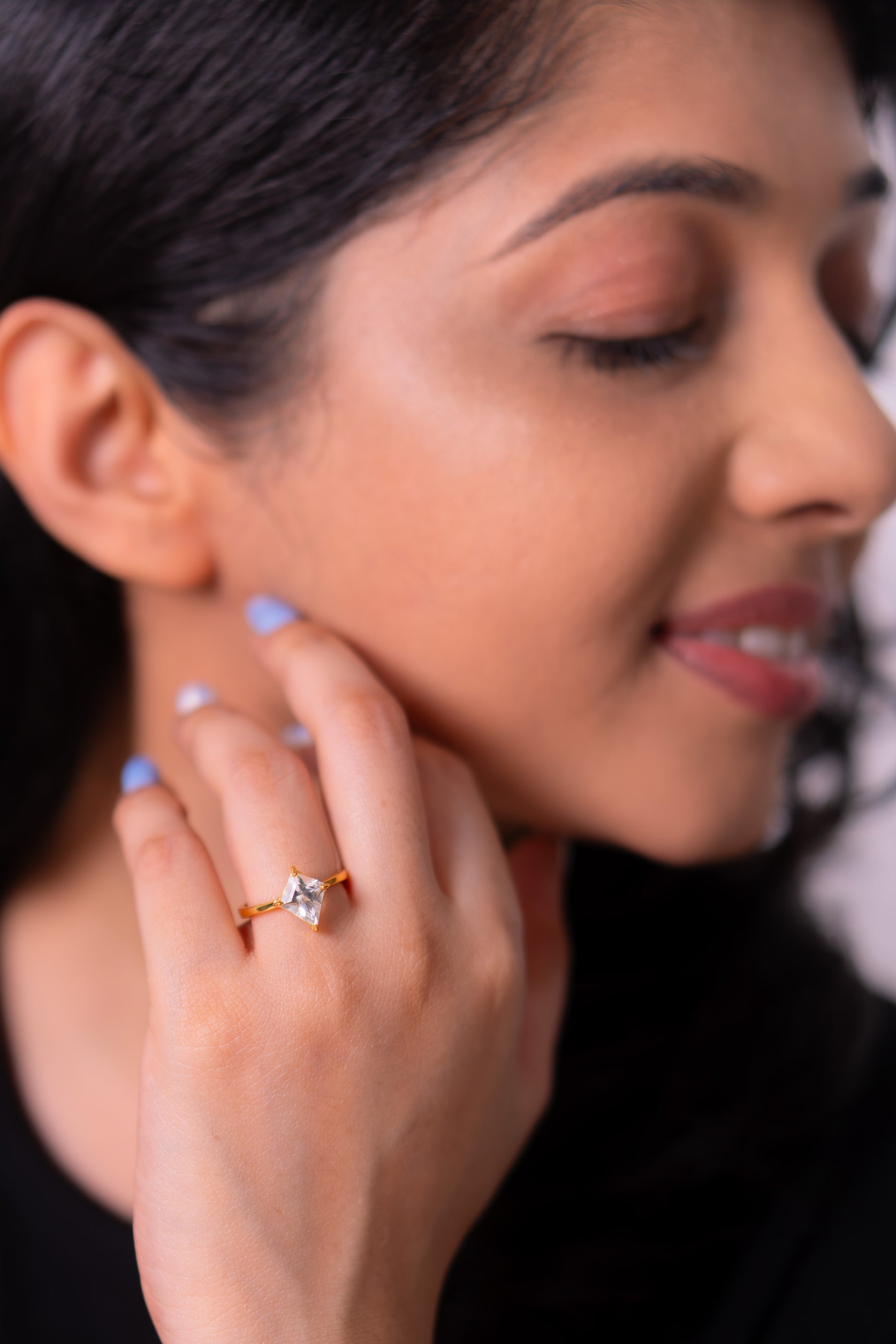 White Topaz Evanna Ring - CLJ945