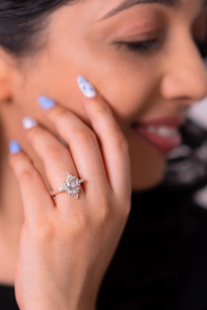 White Sapphire Katalina Ring - CLJ948