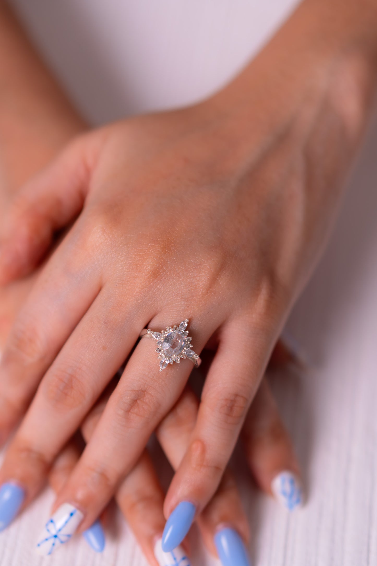 White Sapphire Katalina Ring - CLJ948