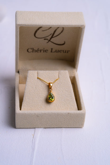Peridot Olivia Necklace - CLJ956P