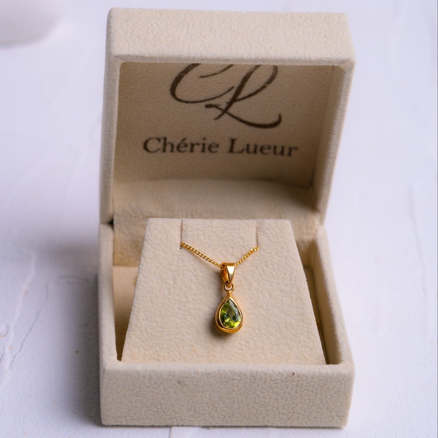 Peridot Olivia Necklace - CLJ956P