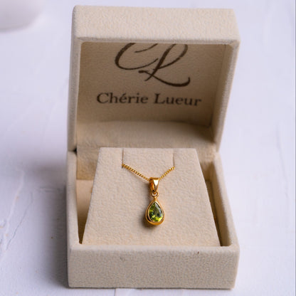 Peridot Olivia Necklace - CLJ956P