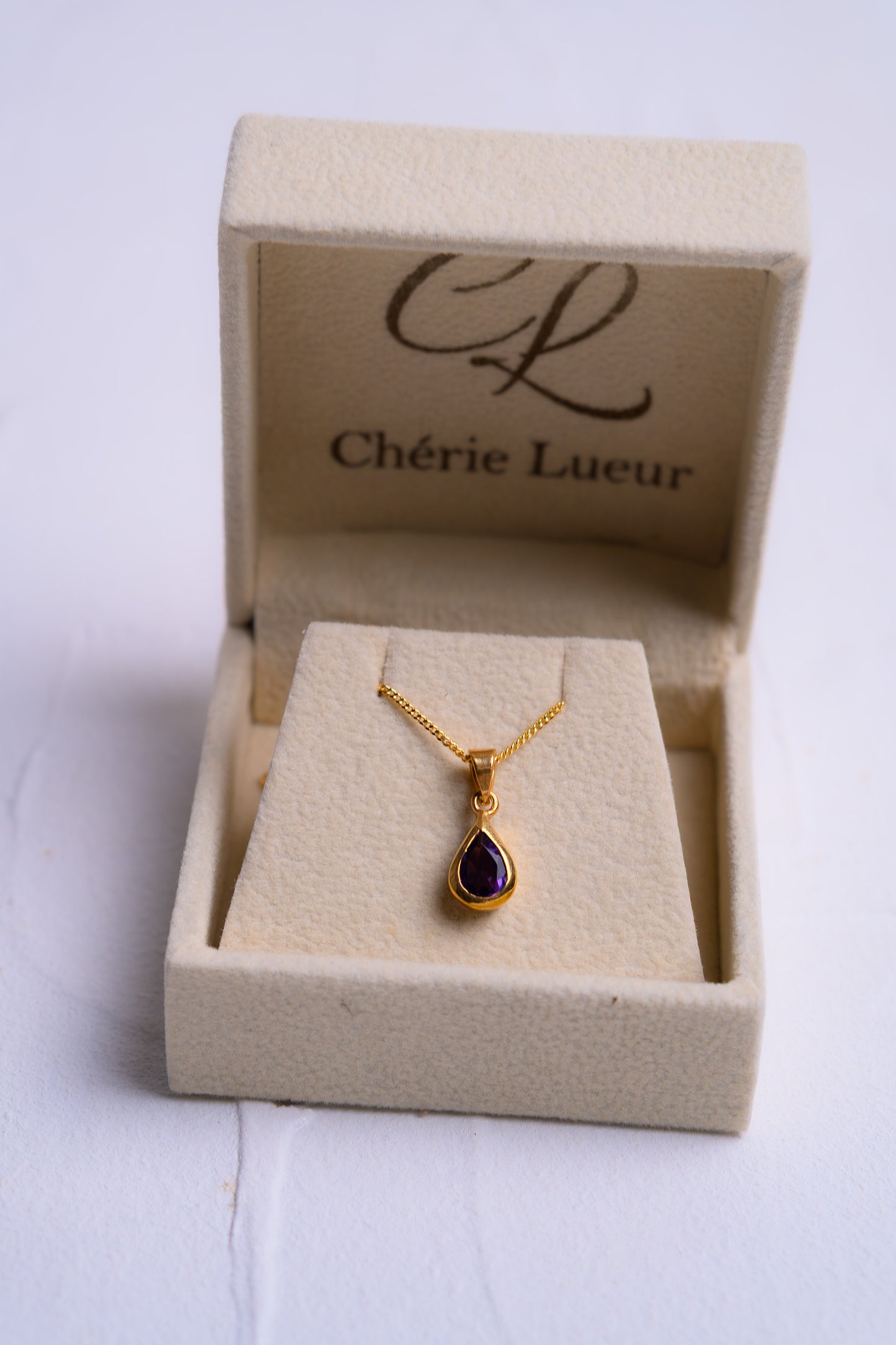 Amethyst Olivia Necklace - CLJ956A