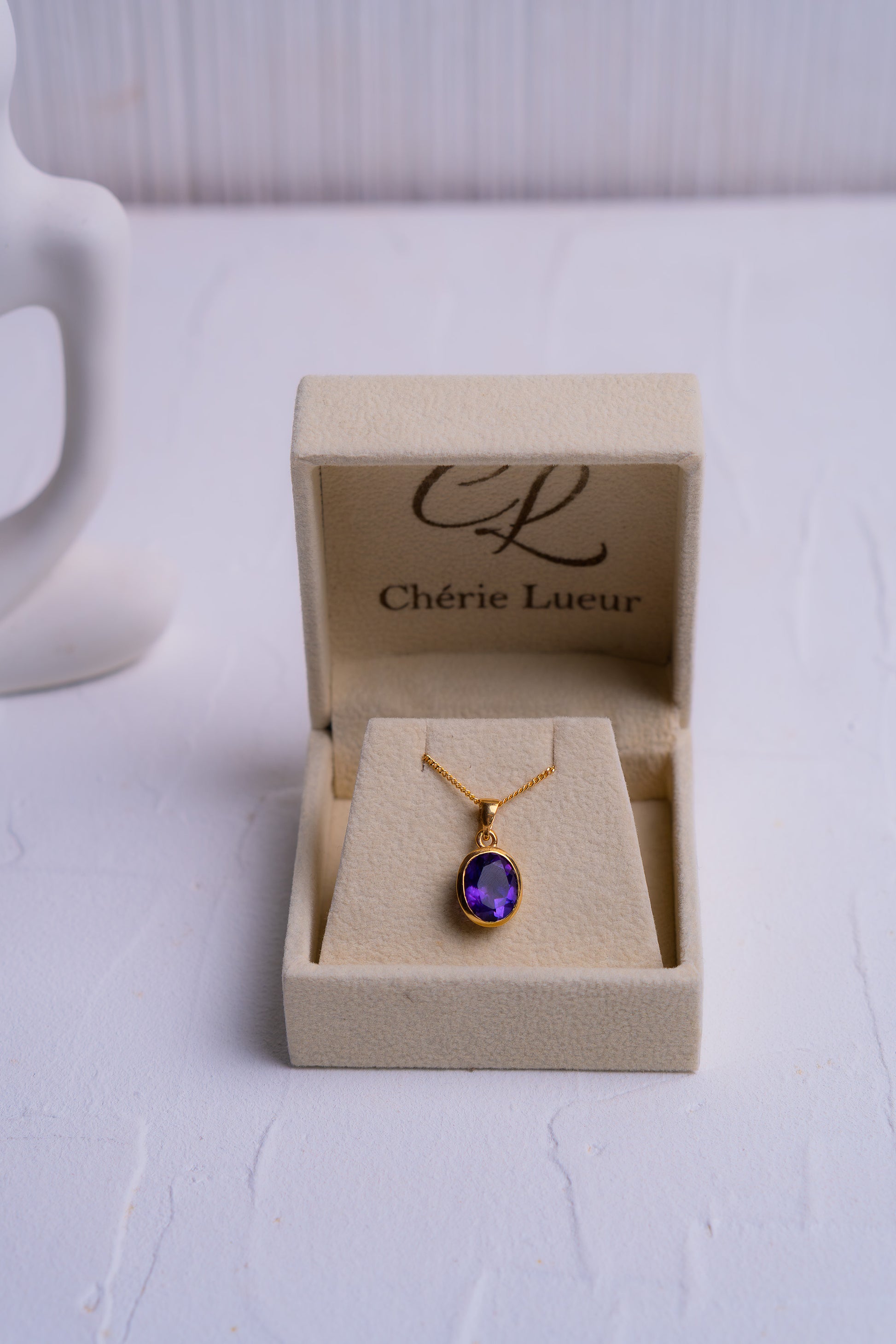Amethyst Meera Necklace - CLJ367
