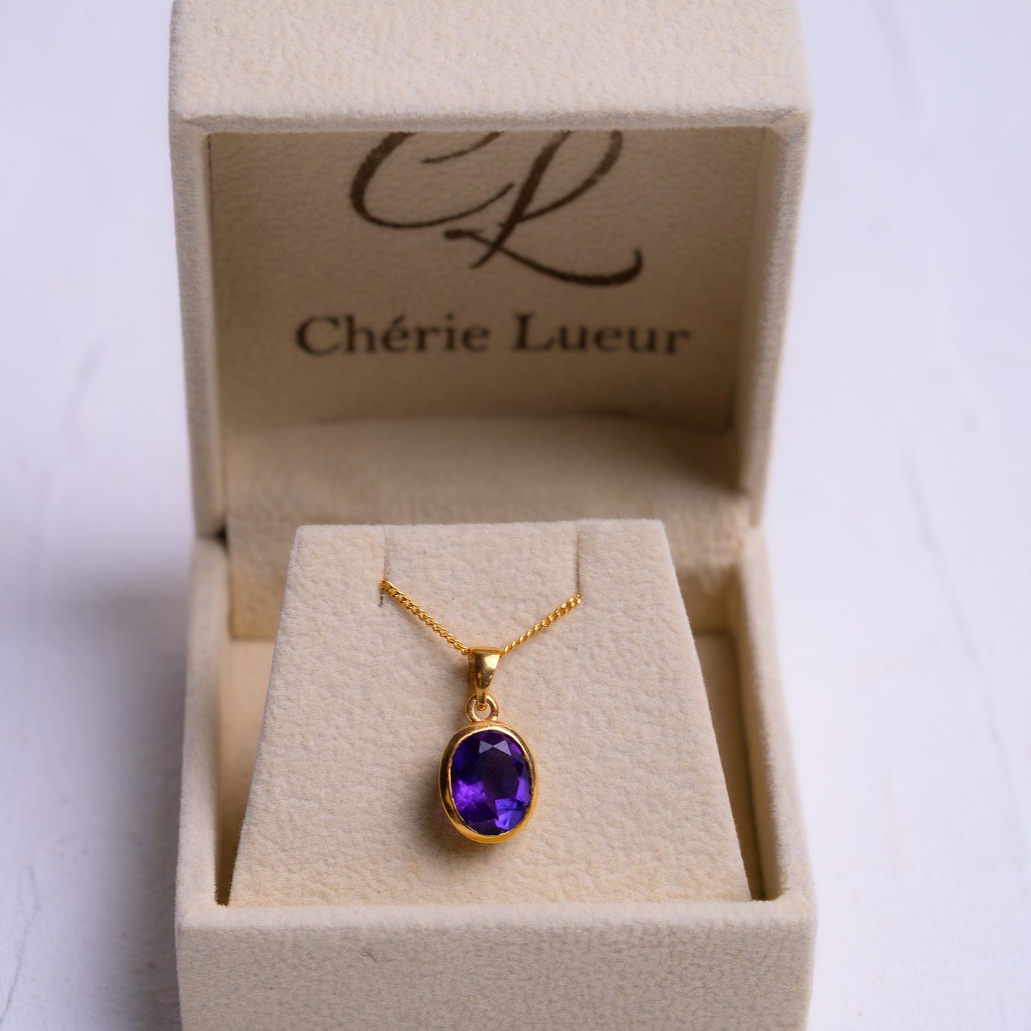 Amethyst Meera Necklace - CLJ367
