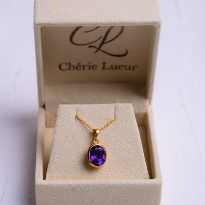 Amethyst Meera Necklace - CLJ367