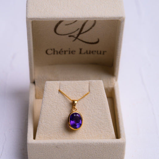 Amethyst Meera Necklace - CLJ367