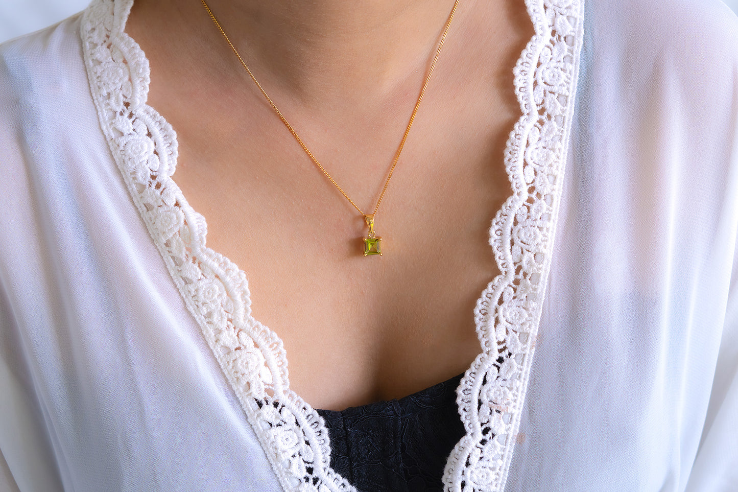 Peridot Ivyana Necklace - CLJ589P