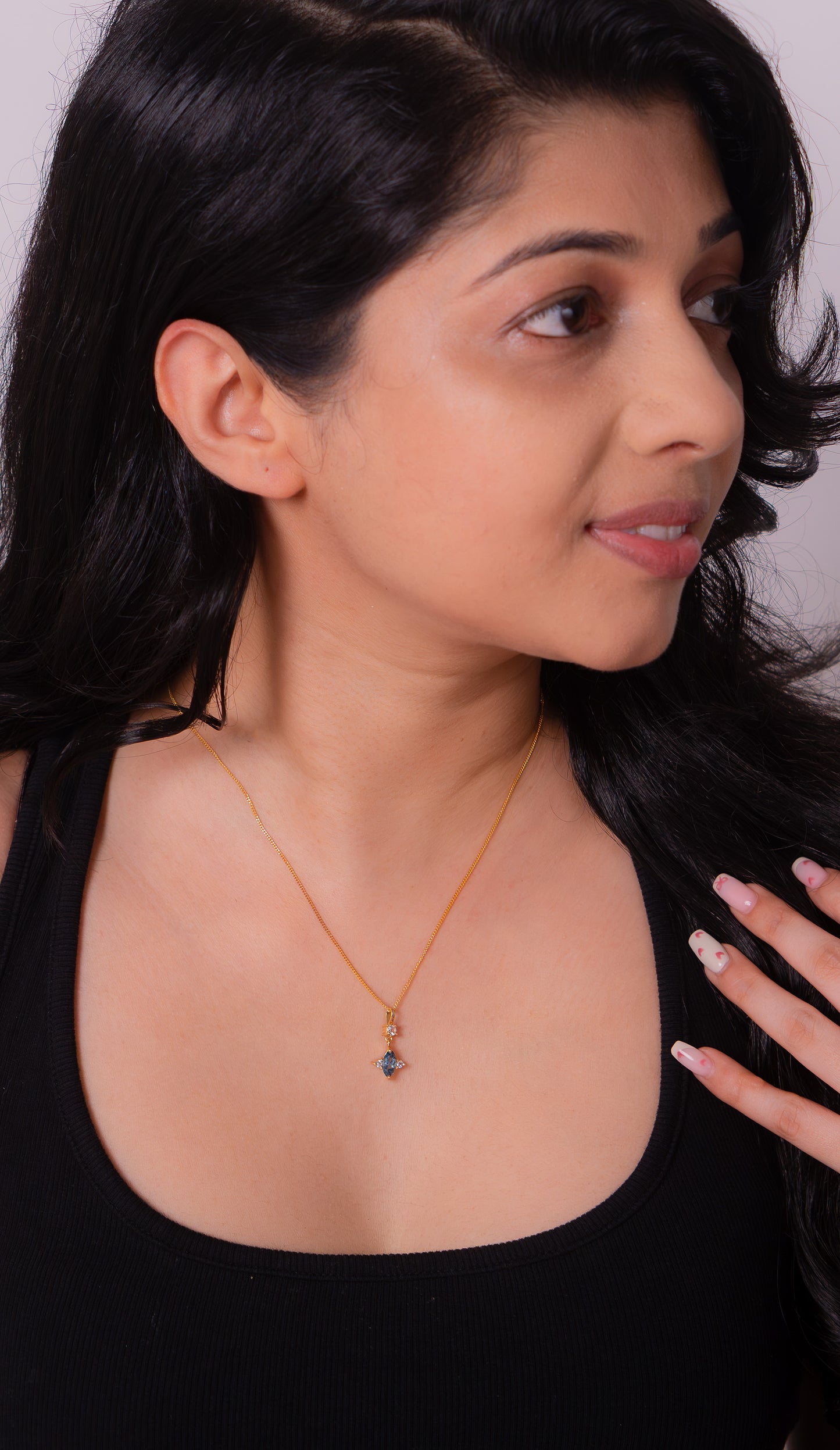 London Blue Topaz, White Topaz Lyselle Set - CLJ963S