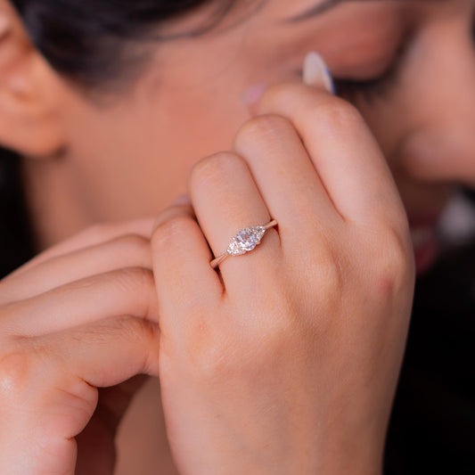 White Sapphire Serelia Ring- CLJ975