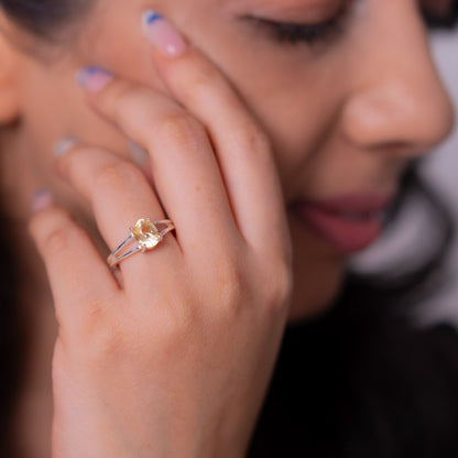 Yellow Sapphire Sara Ring - CLJ972