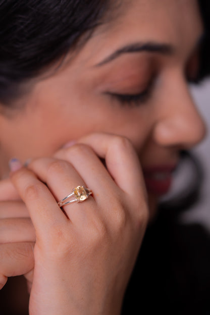 Yellow Sapphire Sara Ring - CLJ972