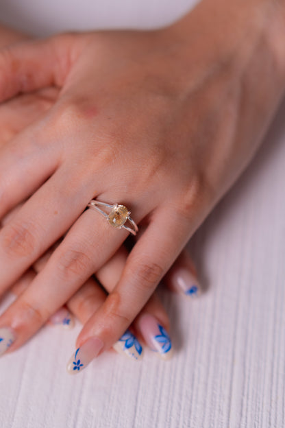 Yellow Sapphire Sara Ring - CLJ972
