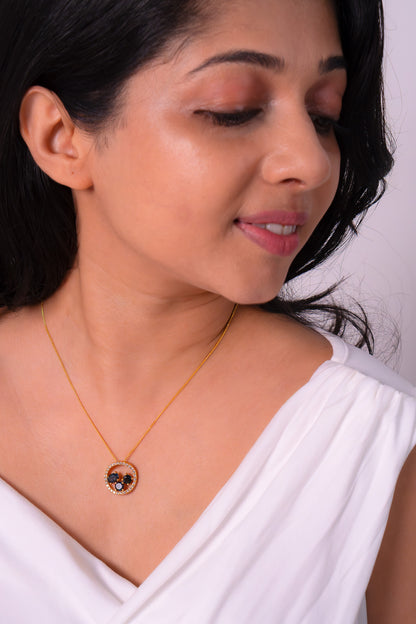 London Blue Topaz Aanya Necklace - CLJ411LB