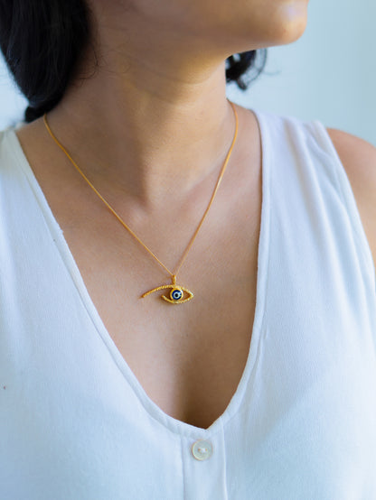 Vienna Evil Eye Necklace - CLJ619