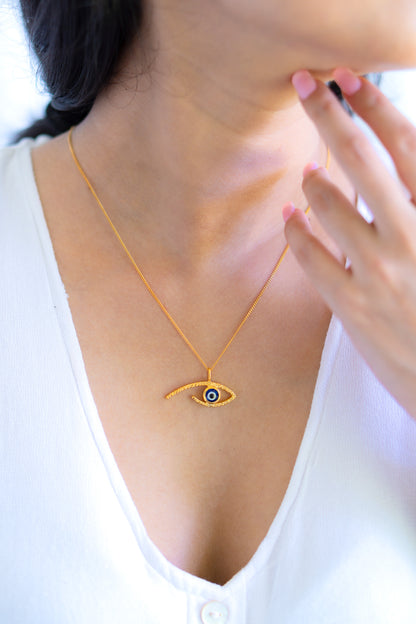 Vienna Evil Eye Necklace - CLJ619