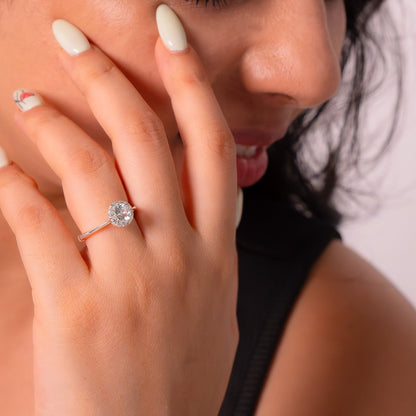 White Topaz Sloane Ring - CLJ836W