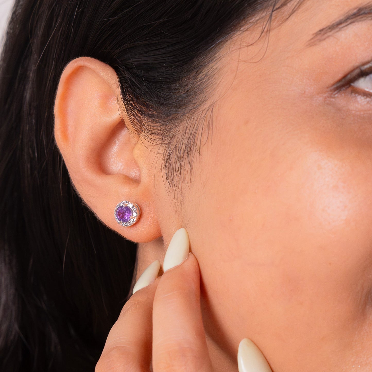 Amethyst Hazel Earrings - CLJ329AE