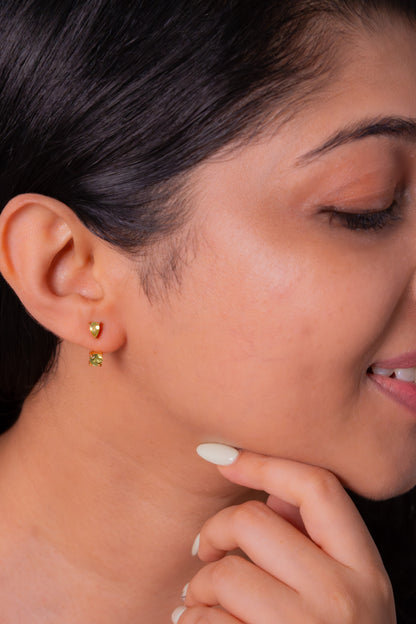 Peridot Natalia Convertible Earrings - CLJ662P
