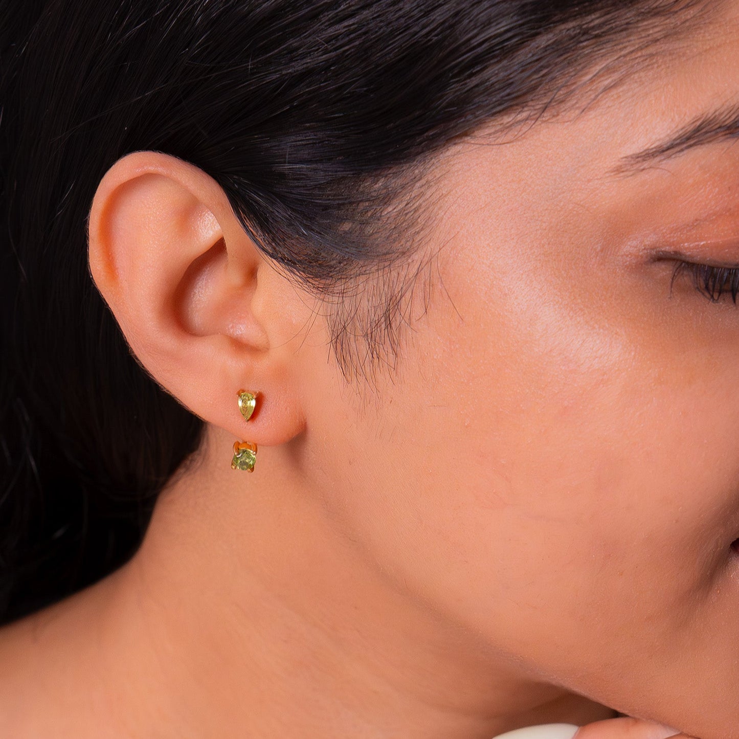 Peridot Natalia Convertible Earrings - CLJ662P